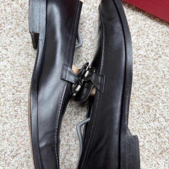 Pre-loved Salvatore Ferragamo Deeper Men's Loafer Size 11.5 Black - Picture 13 of 16